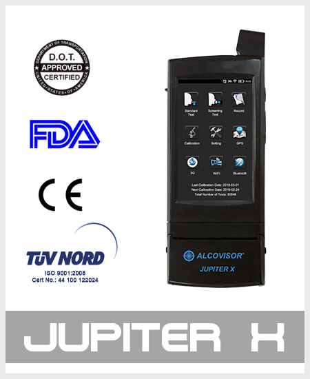 Alcohol tester breathalyzer JupiterX